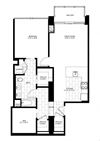 Floor plan at Flair Tower